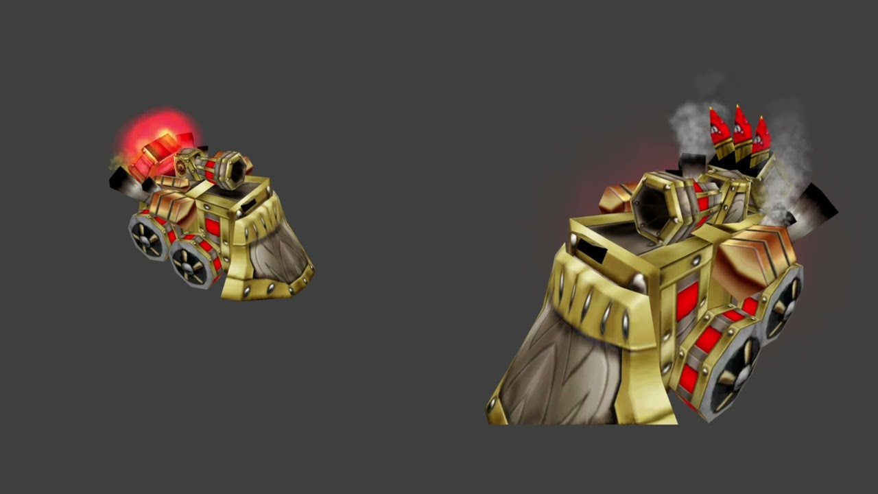 Steam Tank / Siege Engine All Quotes / Sounds - WarCraft 3