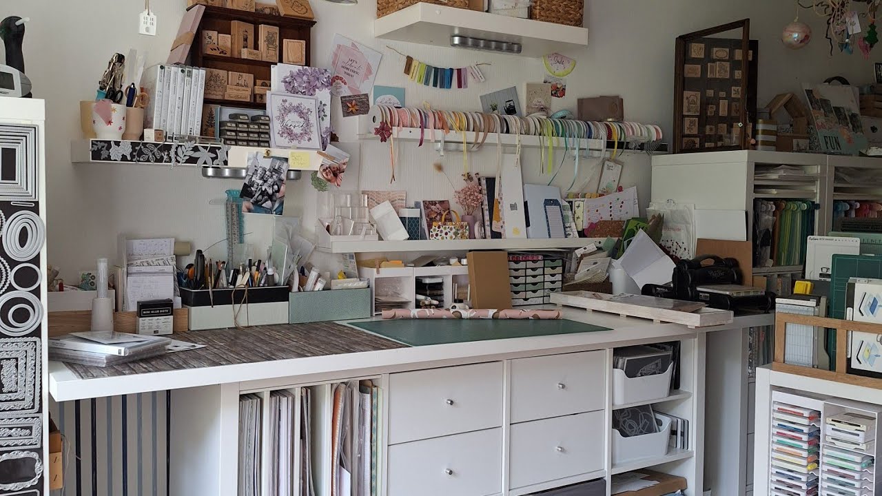 Mein Bastelzimmer zieht um.