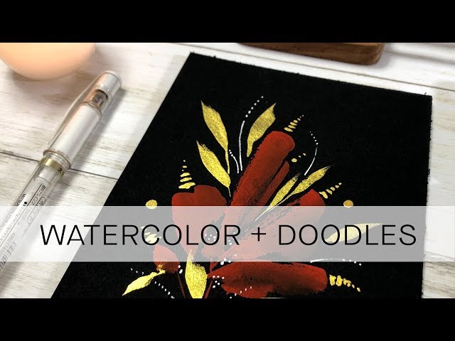 Black watercolor paper? : r/watercolor101