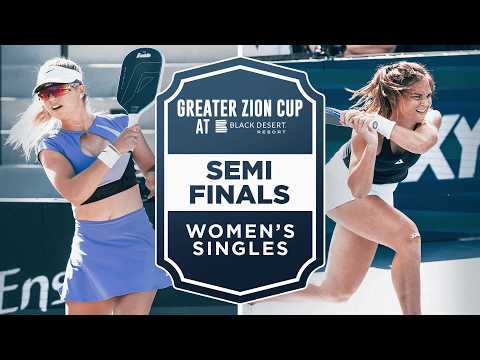 Anna Leigh Waters vs Lea Jansen at the Greater Zion Cup at the Black Desert Resort