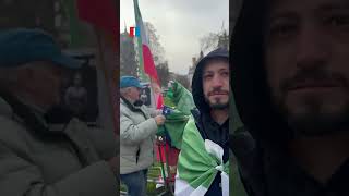 تجمع مقابل پارلمان بریتانیا - ۱۷ فوریه ۲۸ بهمن