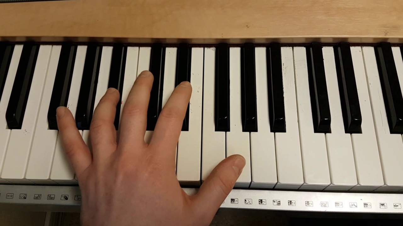 Take Five main piano part left hand tutorial YouTube