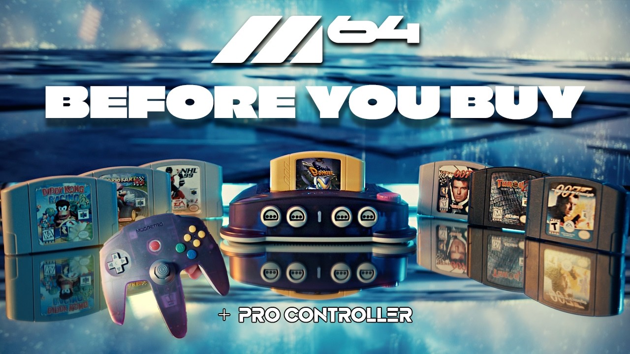 ModRetro M64 + Pro Controller - Better than Analogue 3D?