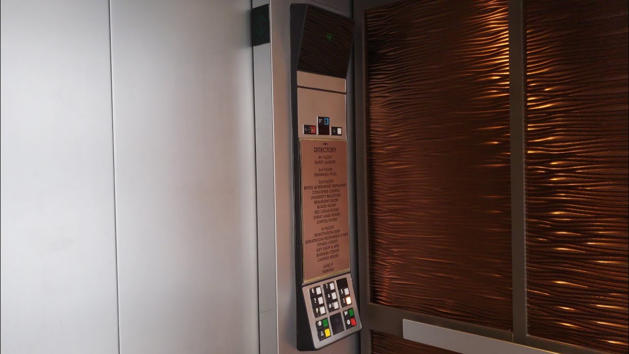 Scenic Otis Elevonic 401 Traction Elevators Marriott At University 