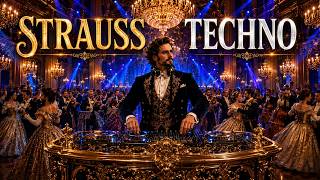 Strauss Neon Waltz — 120-Minute Viennese Techno Spectacle (4 K)