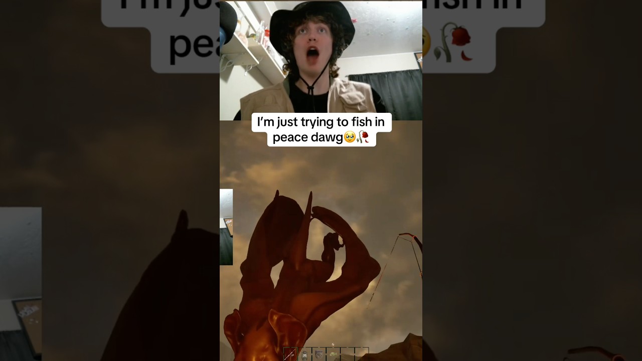 JUST LET ME FISH IN PEACE #fishing  #gonefishing #jumpscare #funny
