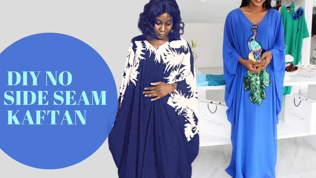 How to cut & sew a kaftan/bubu with front double pleat (Easy Sewing) -  YouTube