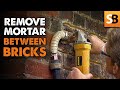 Removing Mortar Between Bricks with Morta Sortas