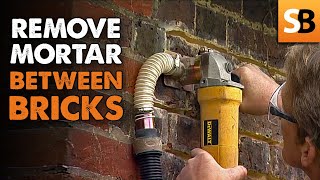 Removing Mortar Between Bricks with Morta Sortas