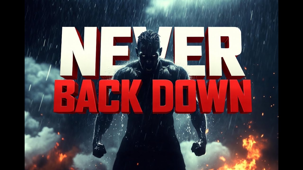 NEVER BACK DOWN 🔥| Motivational Rap | Hustle Mindset | Rise Above