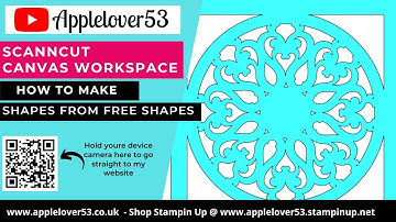 How to make shapes from shapes 2023 In ScanNCut Canvas Workspace