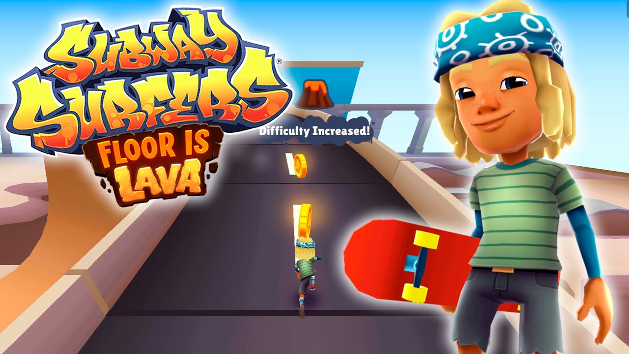 Floor Is Lava - No Floor Challenge! Subway Surfers Venice Beach 2021