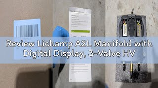 Review Lichamp A2L Manifold with Digital Display, 3-Valve HVAC Gauge