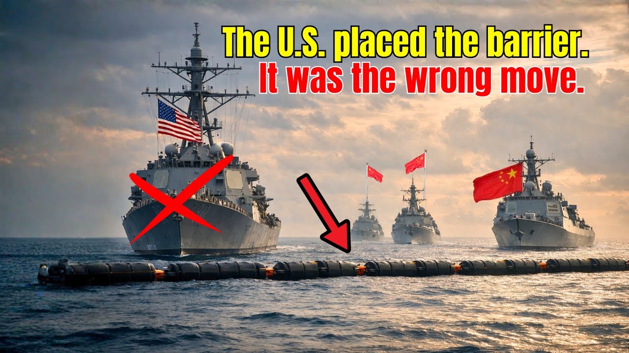 U.S. Blocks Chinese Navy With a Floating Barrier — Then This Happened