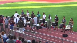 Blue Devils Drumline warm up 2012