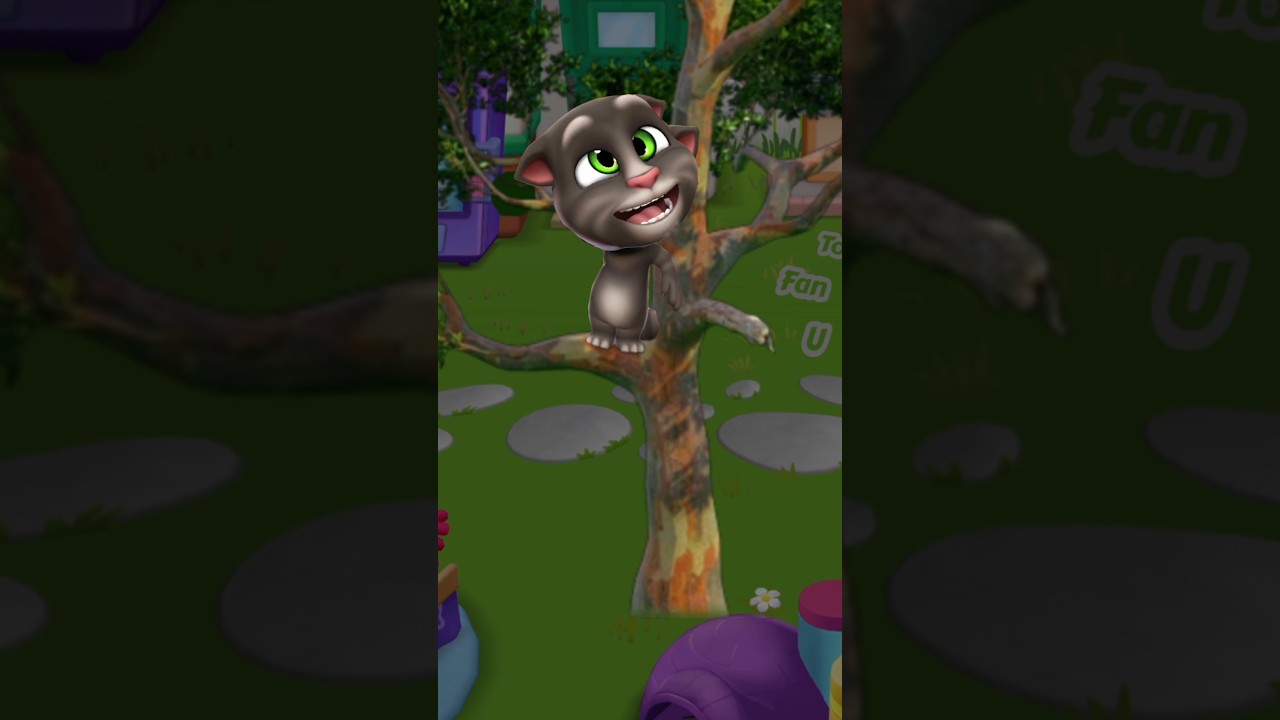 Santa Tom Surprise My Talking Tom 2 #shorts #tom #animation #cute #cat #mytalkingtom #trend1