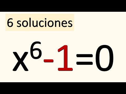 Video HOW TO SOLVE THE 6TH DEGREE EQUATION, X^6-1=0. Basic Algebra - youtube