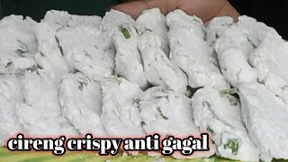 cara membuat cireng crispy !! cireng salju anti gagal !! ga liat video ini rugi .