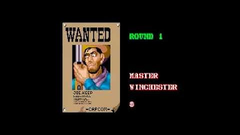 MAME:  Capcom Gunsmoke (1985)