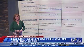 KCS answer parent questions about COVID-19 closure
