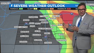 Weak Storms In Denver With Severe Storms Northeast