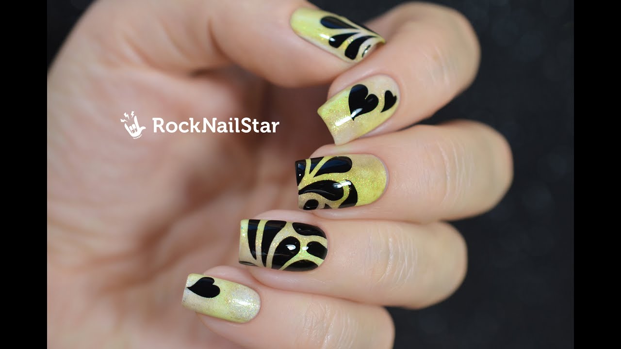 Nail Vinyls Rocknailstar Lakodom Review & Tutorial (Трафареты для маникюра, Vinyl Nail Stencil)