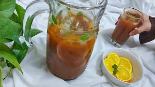 طريقة عمل ايس تى بالبرتقال اين عشاق الشاى هانعلى القيمة الغذائية للشاى جدا iced tea