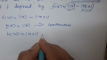 #find#all#the#points#of#discontinuity#of#f#defined#by#f(x)=|x|#-#|x+1|