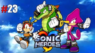 SONIC HEROES Walkthrough Gameplay Part 23 - Grand Metropolis &amp; Power Plant