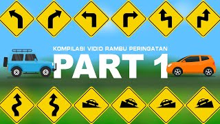 Traffic Signs | Warning Sign Compilation Video Part 1