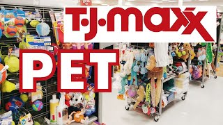 SHOP WITH ME TJ MAXX PET FINDS  STUFF FOR YOUR DOG & CAT  NEW CHRISTMAS GIFTS TOYS TREATS BEDS