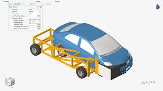 Altair Hyperworks For Vehicle Safety Crash Test, Seat Setup & Impact Simulation