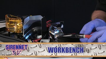 Chris changes a bulb on the Code 3 420 Beacon Mini Lightbar