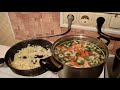 Суп с креветками. Быстро, просто и вкусно! Рецепт.