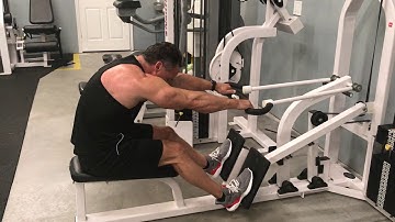 Back Seated Row Gironda Nautilus Machine