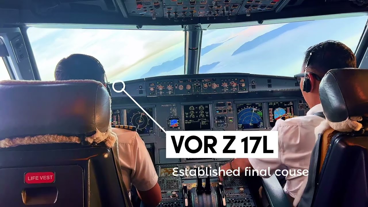 My VERY FIRST VOR Landing in DA NANG!!! Airbus A321