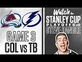 Watch Stanley Cup Final Game 3 | Colorado Avalanche vs. Tampa Bay Lightning LIVE w/ Steve Dangle