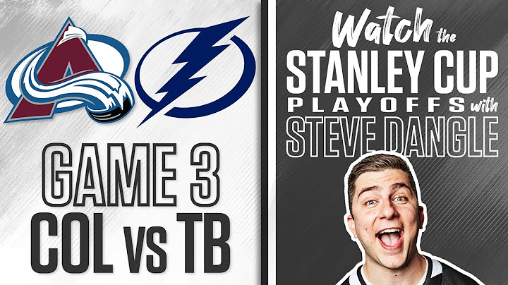 Watch Stanley Cup Final Game 3 | Colorado Avalanche vs. Tampa Bay Lightning LIVE w/ Steve Dangle