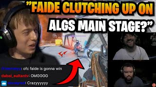 what happens when Respawn INVITED Faide to play *NEW* Solos Mode vs other Streamers in ALGS LAN!