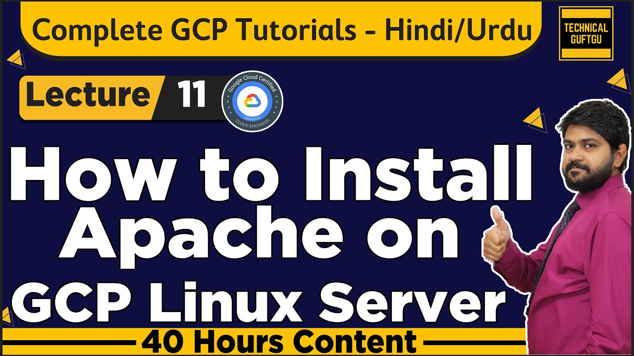 How to install apache on GCP linux server-Hindi/Urdu | Lec-11 | GCP-ACE ...