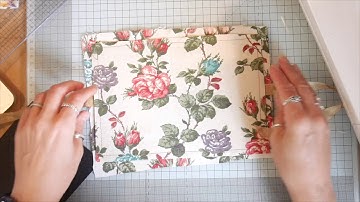 Tutorial: Fabric Journal Cover