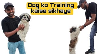 Dog training Day 1st - how to train your Dog/Puppy from beginning (Hindi)