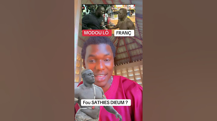 Combat SATHIES / MODOU LÔ OU FRANC APRÈS AVOIR BATTU ZARCO
