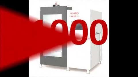 Dr. Fritsch Sondermaschinen GmbH - 1000th  Sinter Press