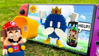 Lego Mario enters King Bob-omb's Castle in the Nintendo Switch to save Luigi. Can he survive?