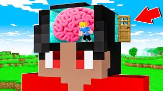 ENTREI no CEREBRO do meu AMIGO no Minecraft!