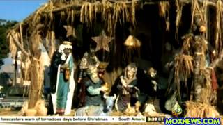 Christmas In Bethlehem Decorating The Resistance Tree With Spent Tear Gas Canisters & Stun Grenades