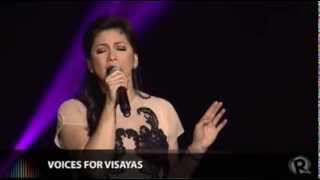 Video thumbnail of "You'll Never Walk Alone (Highest Version) - Regine Velasquez at 44 in Voices For Visayas [HD]"