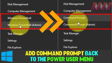 How to Add Command Prompt Back to the Power User Menu on Windows 10