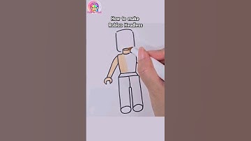 How to make Roblox Headless | pink ping world #diy #shorts